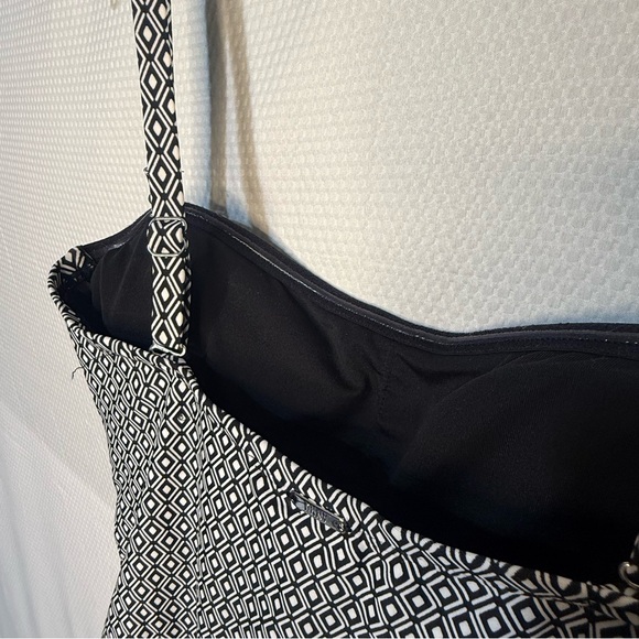 DKNY Monochrome Geometric Swimwear - Picture 3 of 9